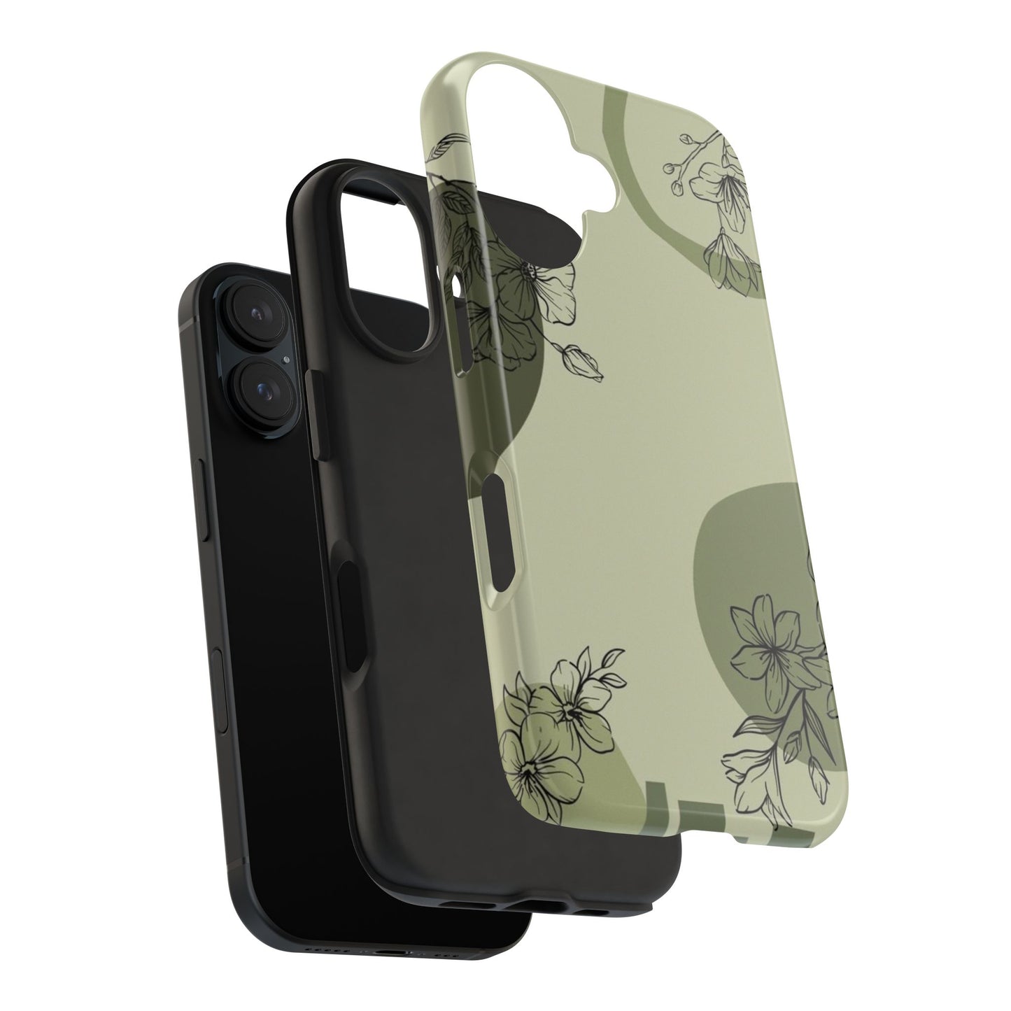 Floral Tough Phone Cases | Stylish Phone Protection | Gift for Her | Eco-friendly Accessories | Trendy Phone Cover