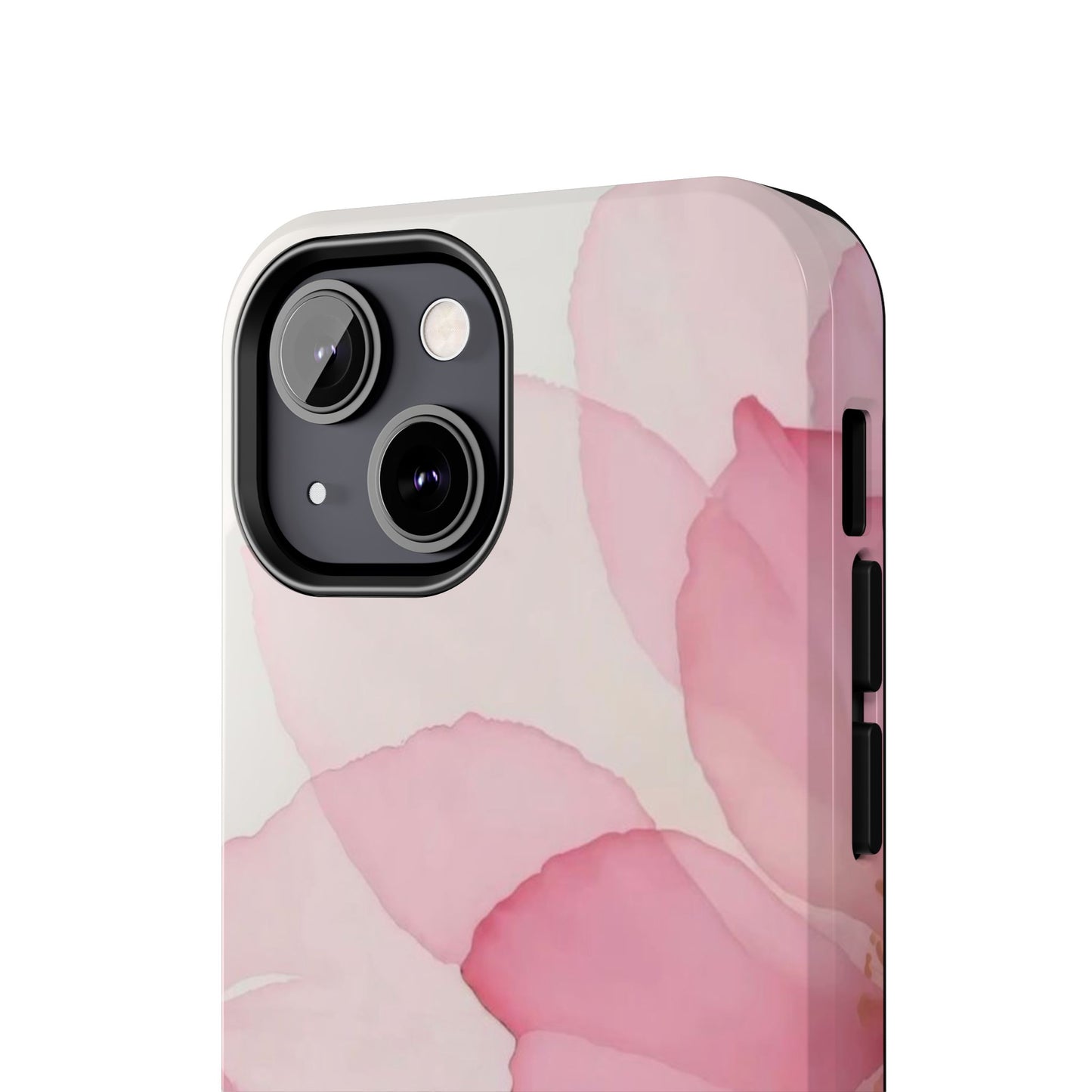 Floral Tough Phone Cases, Durable Phone Cover, Pink Flower Design, Gift for Her, Elegant Phone Accessory, Protect Your Phone