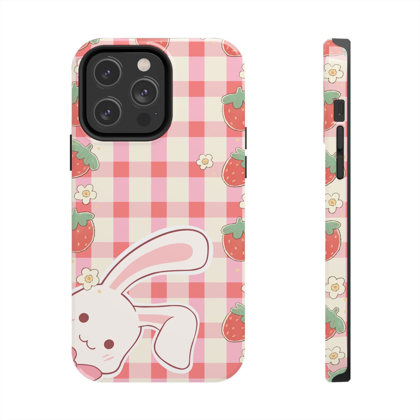 Cute Strawberry Bunny Phone Case