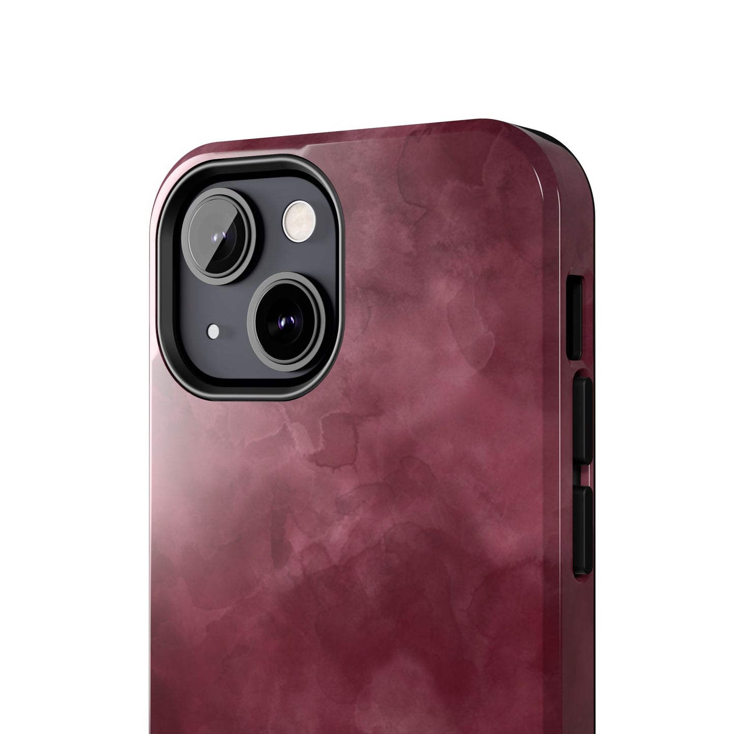 Elegant Burgundy Tough Phone Cases, Stylish Phone Cover, Durable Phone Protector, Unique Gift, Trendy Tech Accessories
