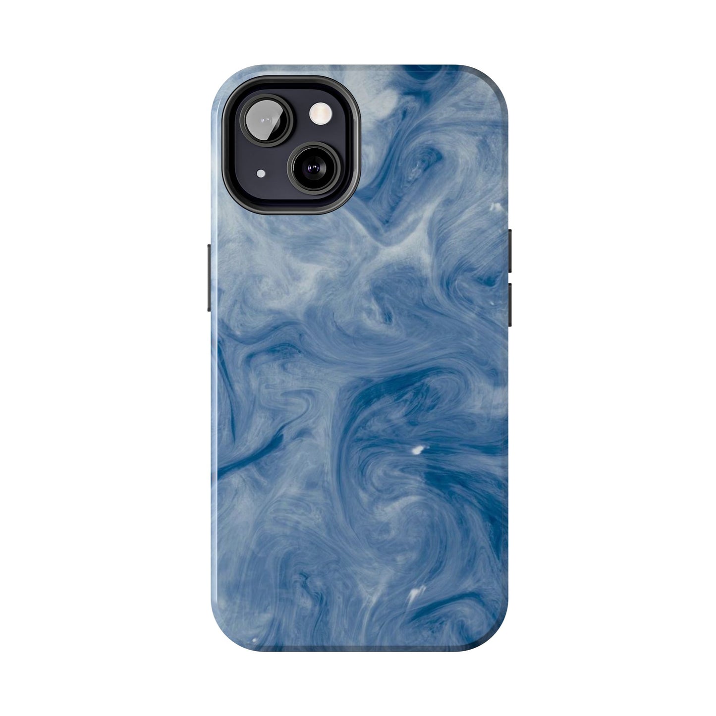 Marble Blue Tough Phone Cases, Phone Protection, Unique Design, Fashion Accessory, Gift for Her, Trendy Smartphone Cover