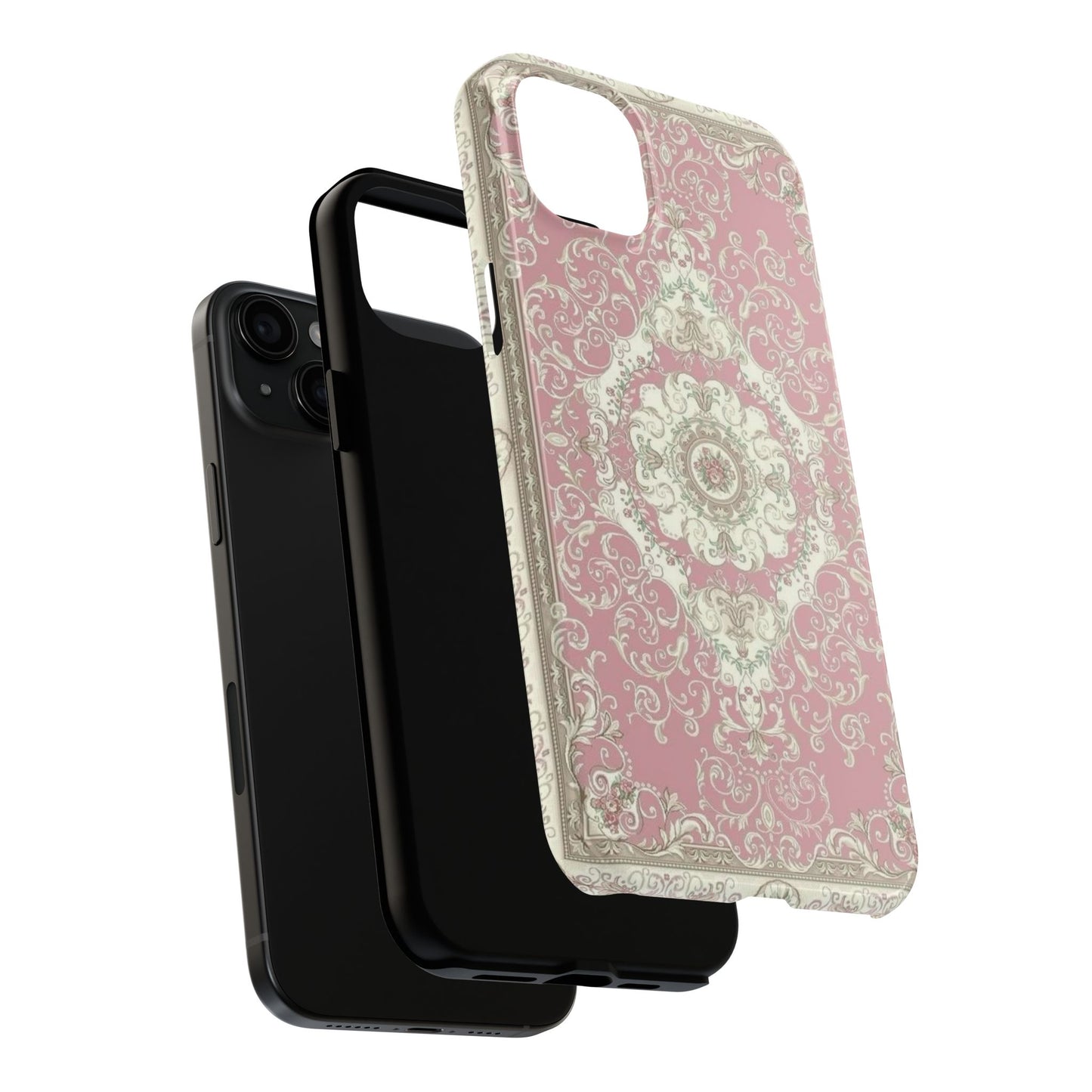Elegant Floral Tough Phone Cases, Stylish Phone Covers, Durable Tech Accessories, Decorative Phone Protection, Trendy Gift for Her