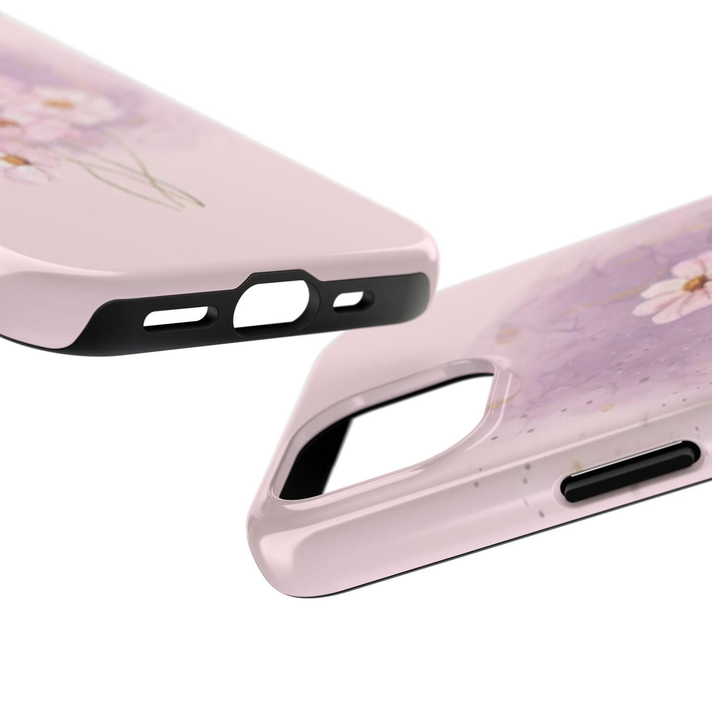 Floral Tough Phone Cases, Protective Phone Cover, Flower Design Case, Stylish Gift for Her, Mother’s Day, Birthday Present