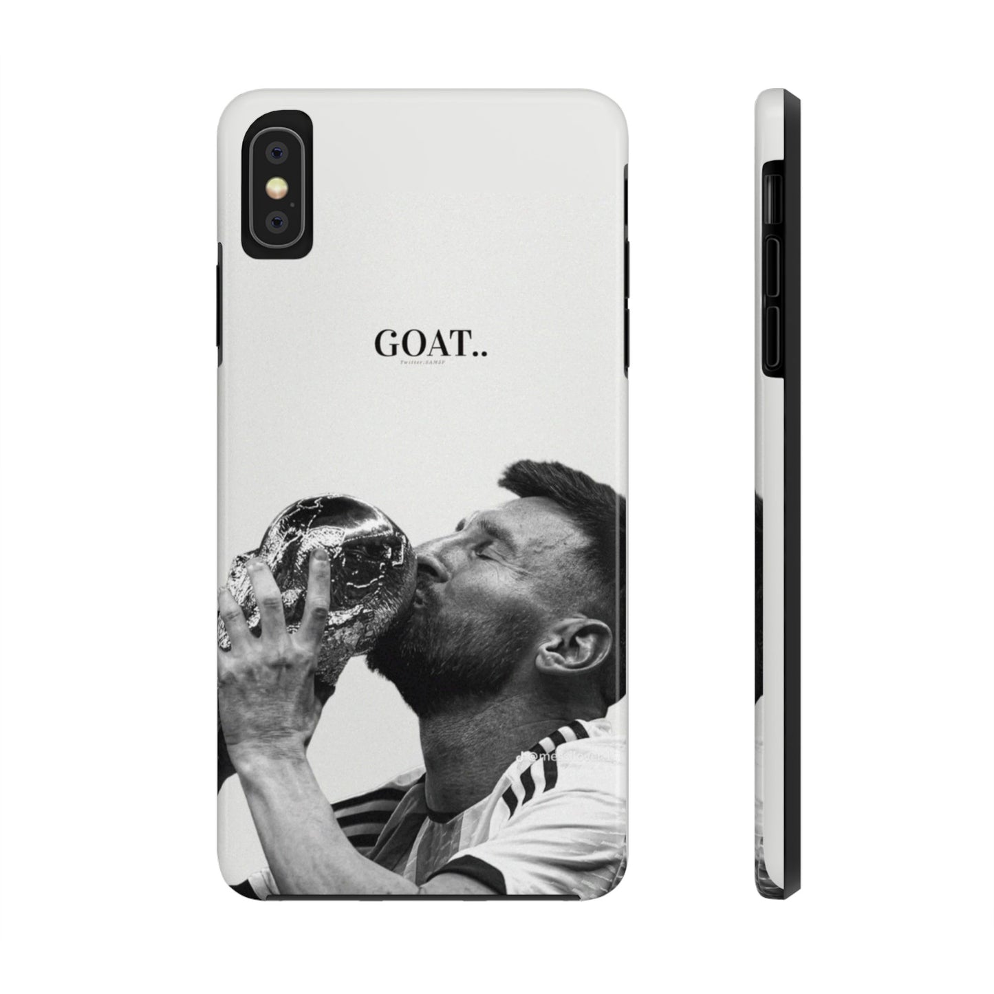 Soccer GOAT Phone Case, Tough Phone Case, Sports Accessory, Gift for Soccer Fans, Mens Birthday Gift, Unique Phone Cover