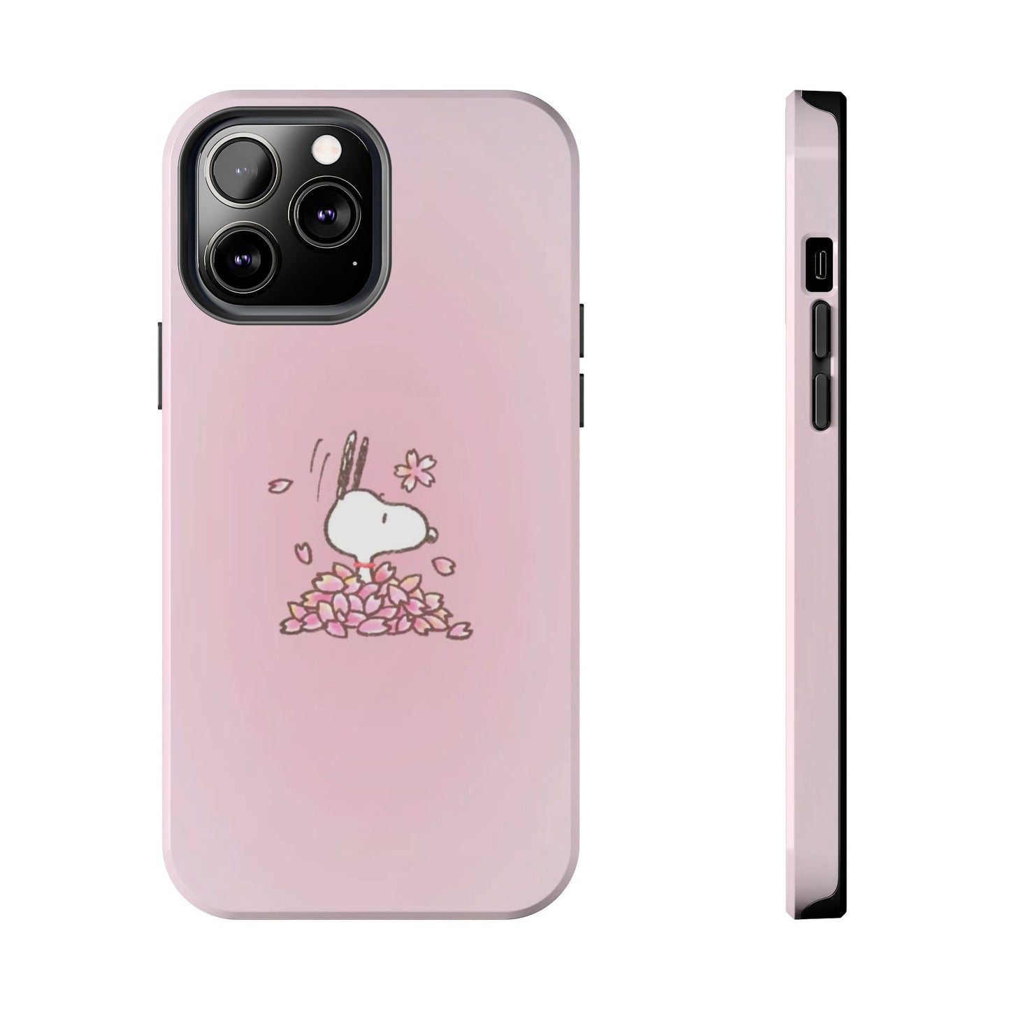 Cute Bunny Floral Tough Phone Cases, Spring Accessories, Gift for Her, Durable Cell Case, Pet Lovers, Unique Spring Decor