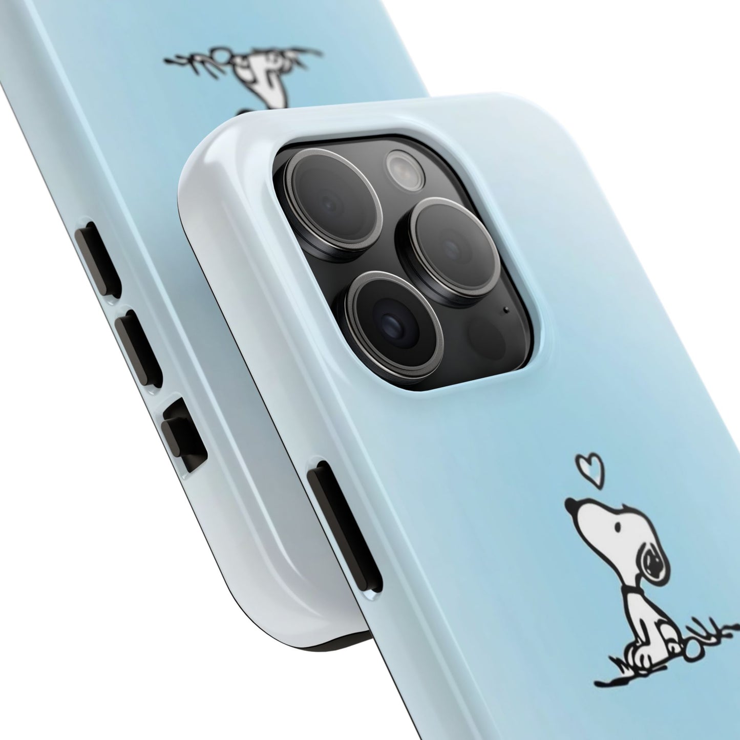 Snoopy Love Tough Phone Cases, Durable Phone Covers for Dog Lovers, Cute Gift for Birthdays, Valentine's Day, Pet Enthusiasts