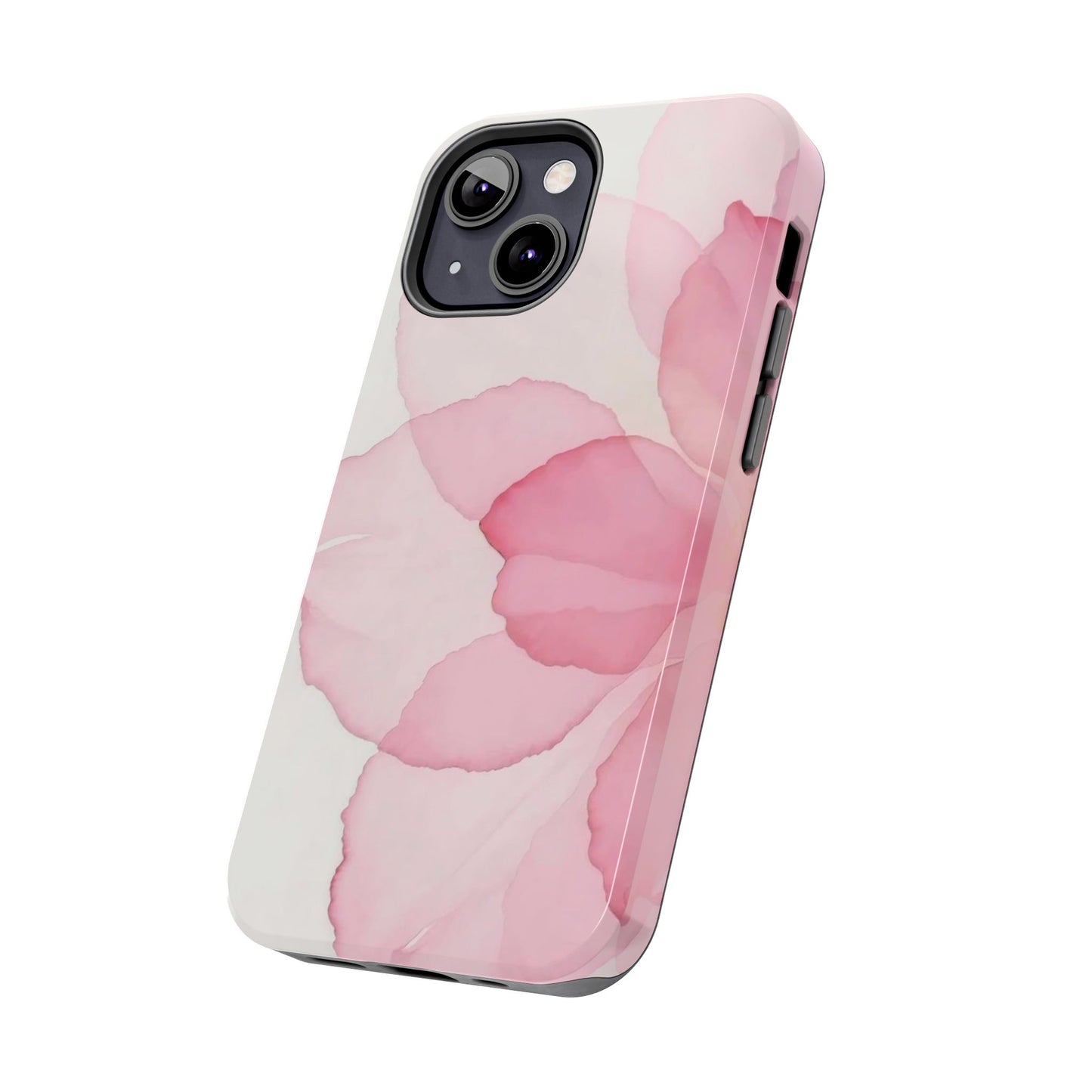 Floral Tough Phone Cases, Durable Phone Cover, Pink Flower Design, Gift for Her, Elegant Phone Accessory, Protect Your Phone