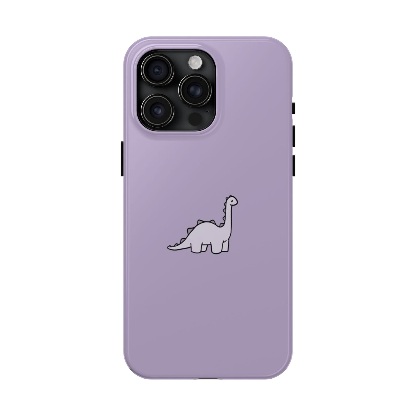 Cute Dinosaur Tough Phone Cases, Kid-Friendly Phone Covers, Dinosaur Gifts for Kids, Purple Phone Accessories, Durable Cases