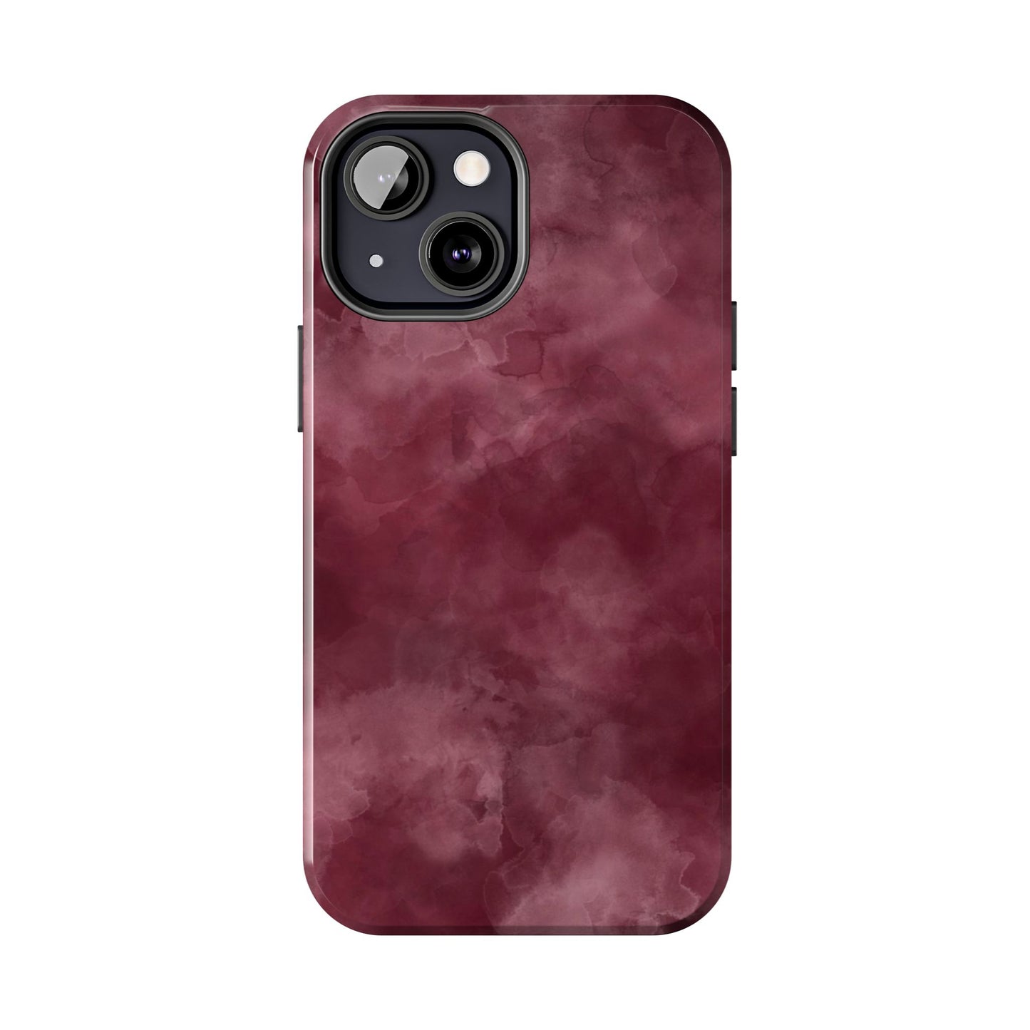 Elegant Burgundy Tough Phone Cases, Stylish Phone Cover, Durable Phone Protector, Unique Gift, Trendy Tech Accessories