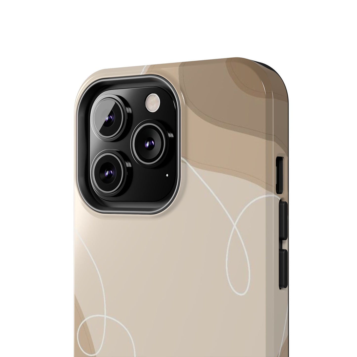 Abstract Wave Tough Phone Cases, Modern Phone Covers, Stylish Protective Cases, Gift for Her, Minimalist Design
