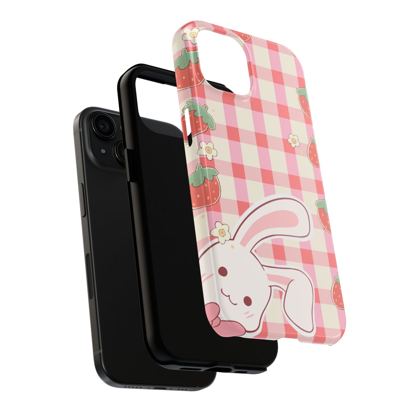 Cute Strawberry Bunny Phone Case