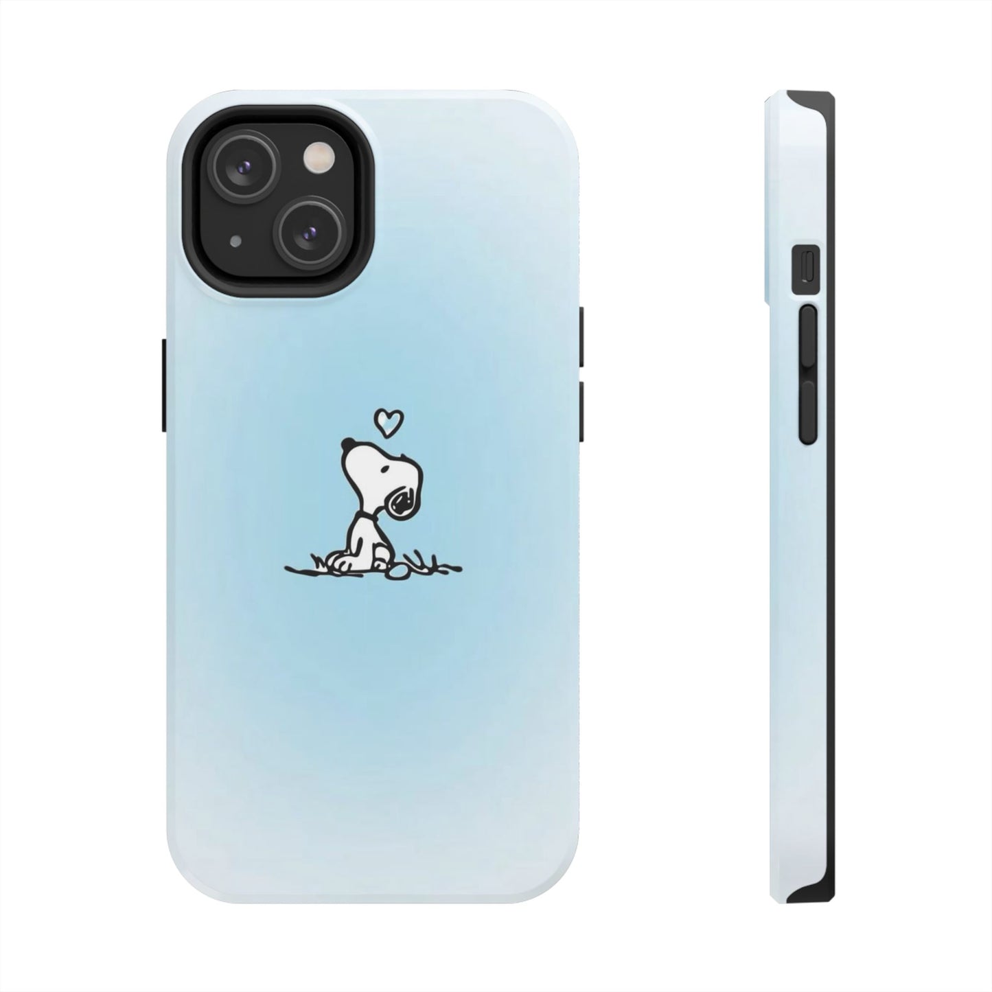 Snoopy Love Tough Phone Cases, Durable Phone Covers for Dog Lovers, Cute Gift for Birthdays, Valentine's Day, Pet Enthusiasts