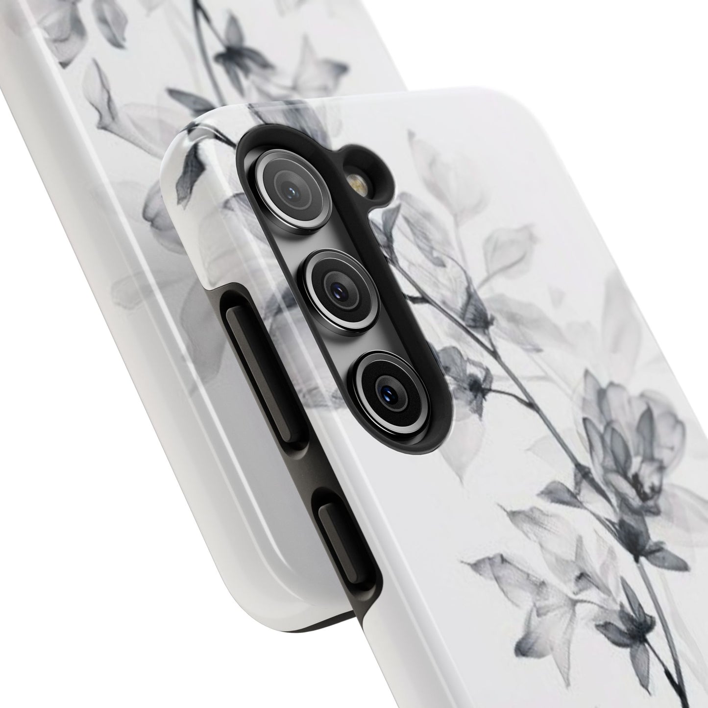 Elegant Floral Tough Phone Cases, Durable Phone Cover, Gift for Her, Protective Case, Floral Design, Stylish Accessory