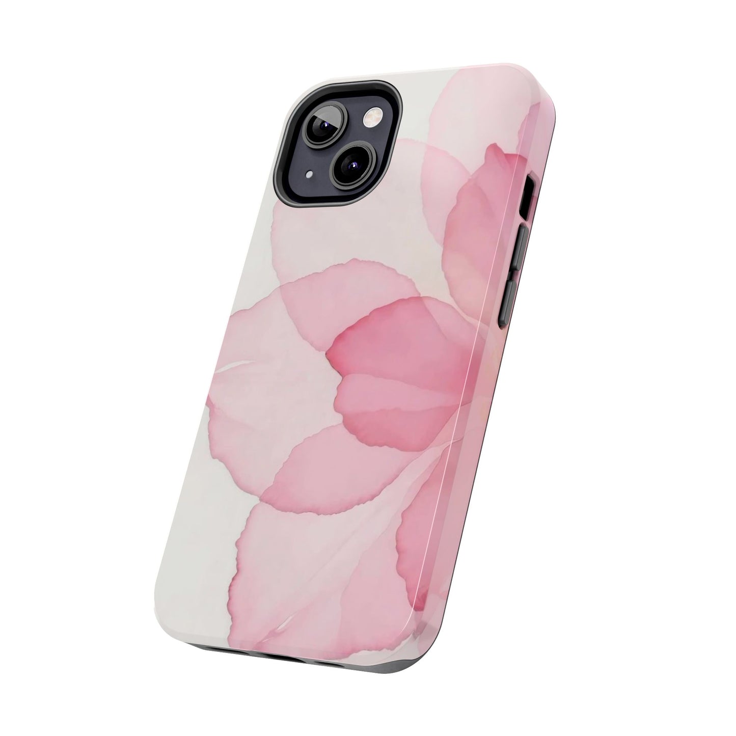 Floral Tough Phone Cases, Durable Phone Cover, Pink Flower Design, Gift for Her, Elegant Phone Accessory, Protect Your Phone