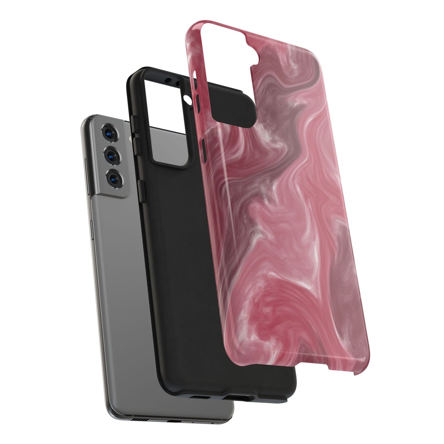Stylish Marble Phone Case - Tough Shockproof Cover, Apple iPhone, Samsung Galaxy, Gift for Her, Trendy Accessory
