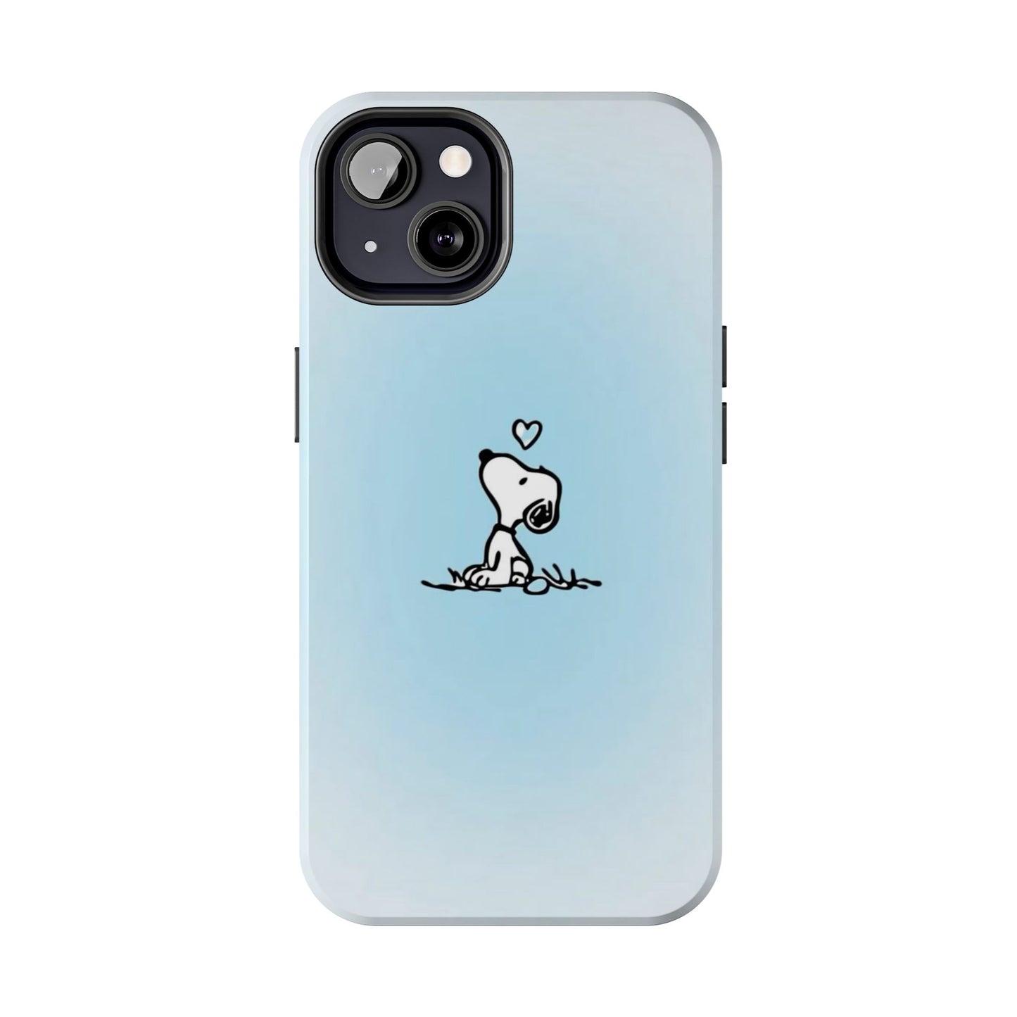 Snoopy Love Tough Phone Cases, Durable Phone Covers for Dog Lovers, Cute Gift for Birthdays, Valentine's Day, Pet Enthusiasts
