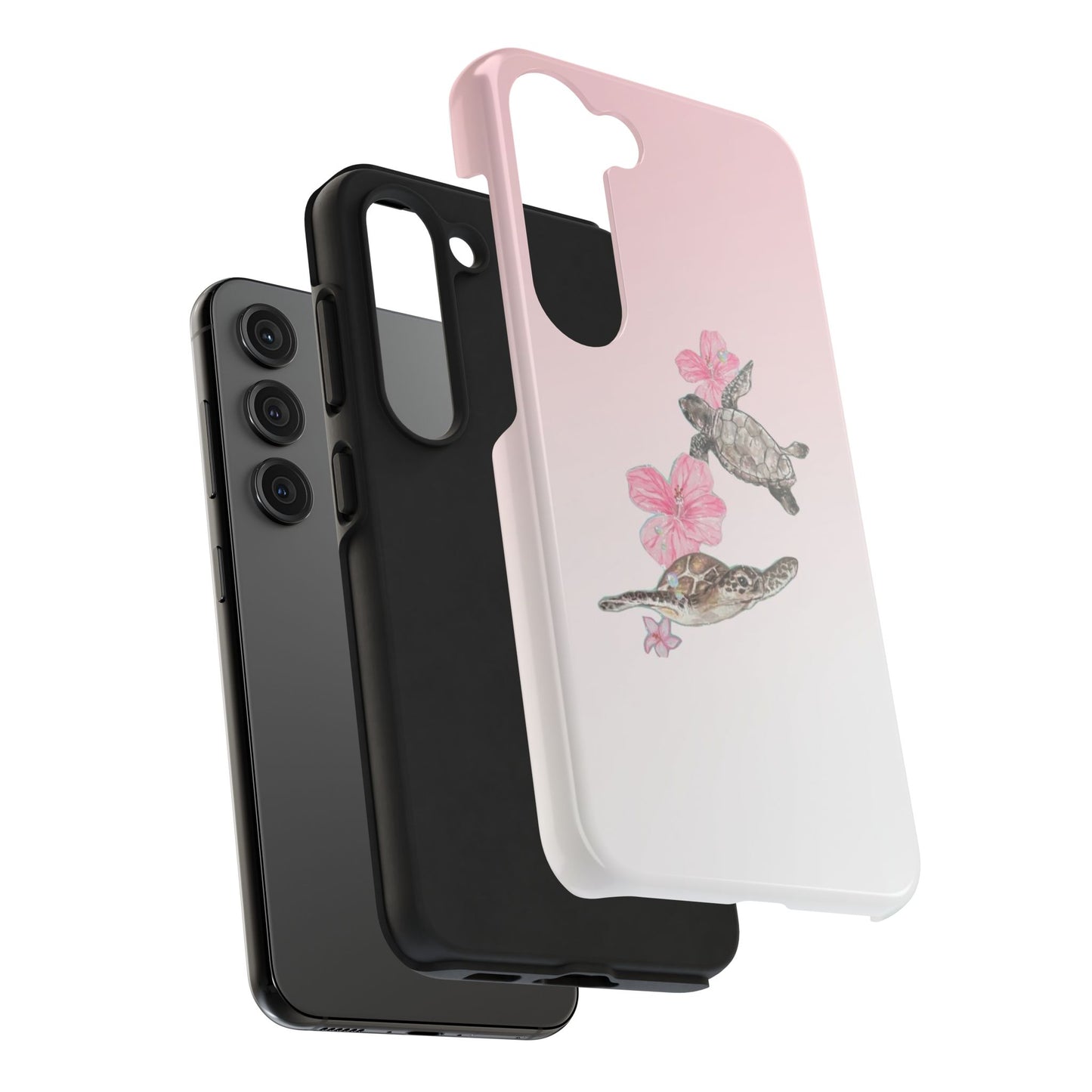 Turtle Phone Case – Tropical Tough Cover, Beach Lover Gift, Ocean Aesthetic, Durable Accessory for Summer, Fun & Functional Case