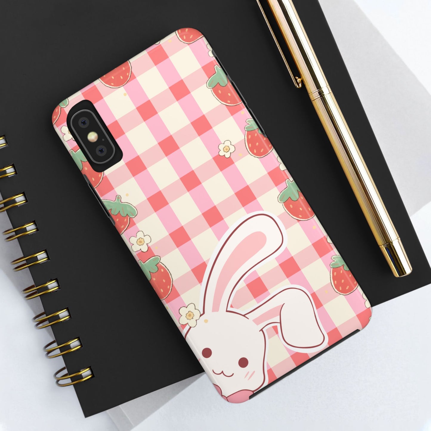 Cute Strawberry Bunny Phone Case
