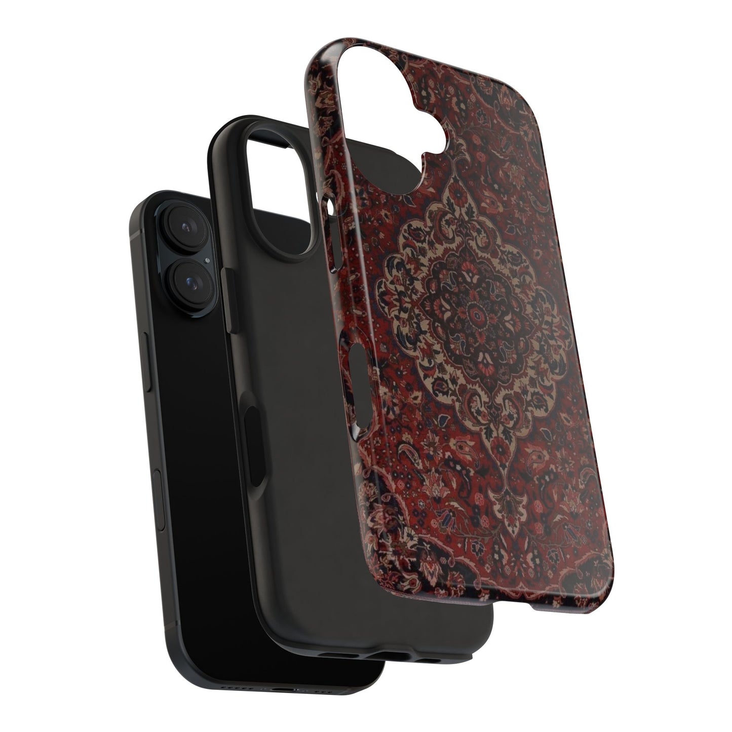 Bohemian Rug Pattern Tough Phone Case, Boho Chic Accessory, Stylish Phone Protection, Unique Gift Idea, Trendy Tech Gear