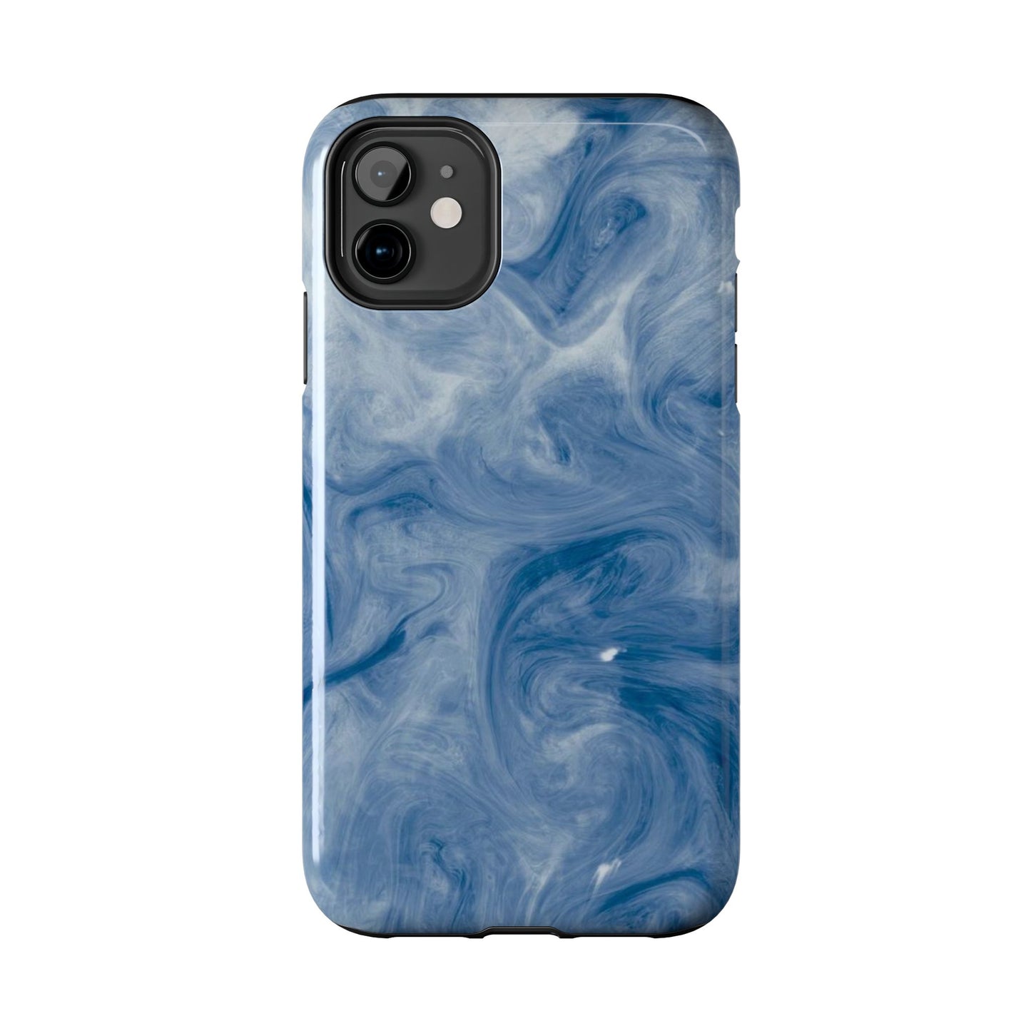 Marble Blue Tough Phone Cases, Phone Protection, Unique Design, Fashion Accessory, Gift for Her, Trendy Smartphone Cover