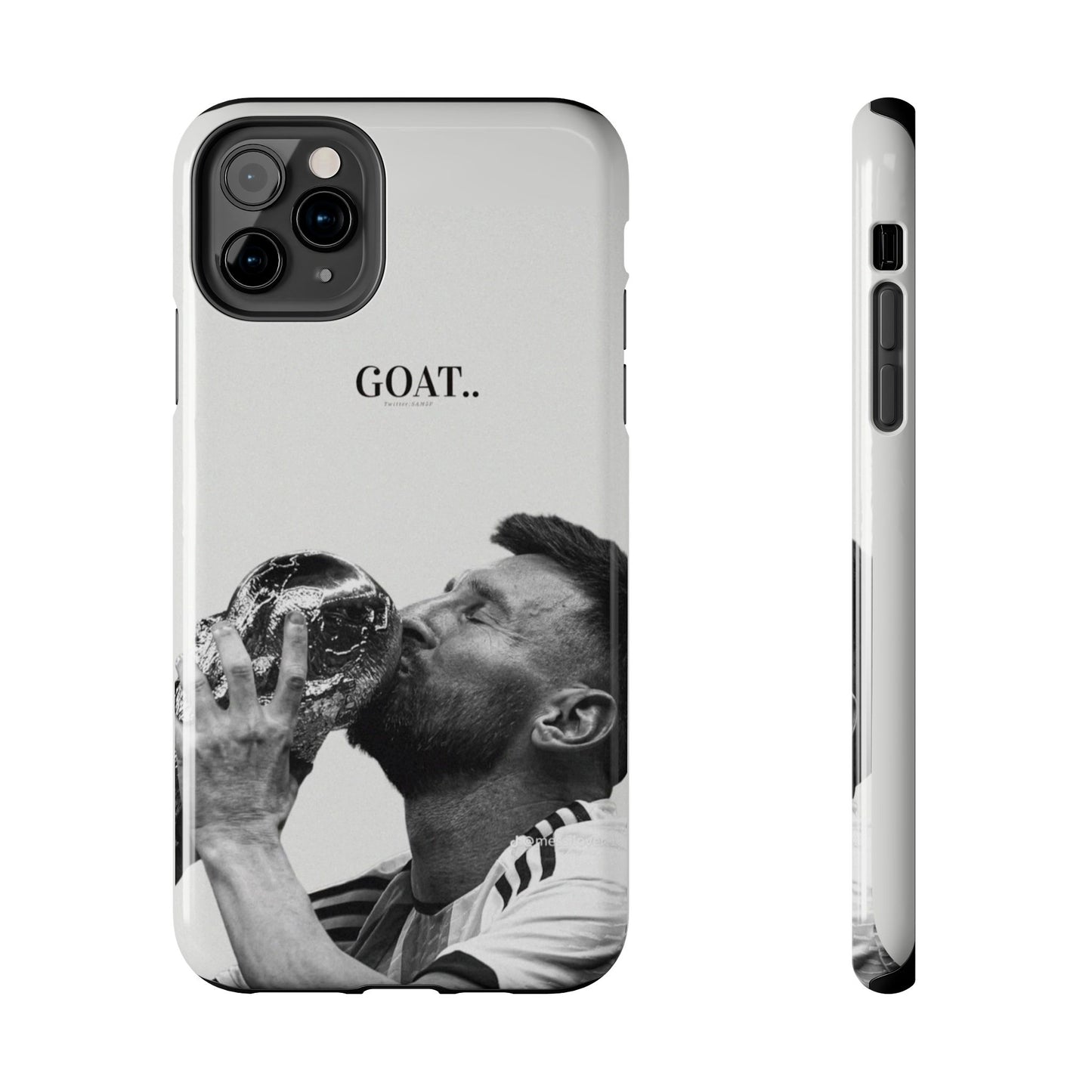 Soccer GOAT Phone Case, Tough Phone Case, Sports Accessory, Gift for Soccer Fans, Mens Birthday Gift, Unique Phone Cover