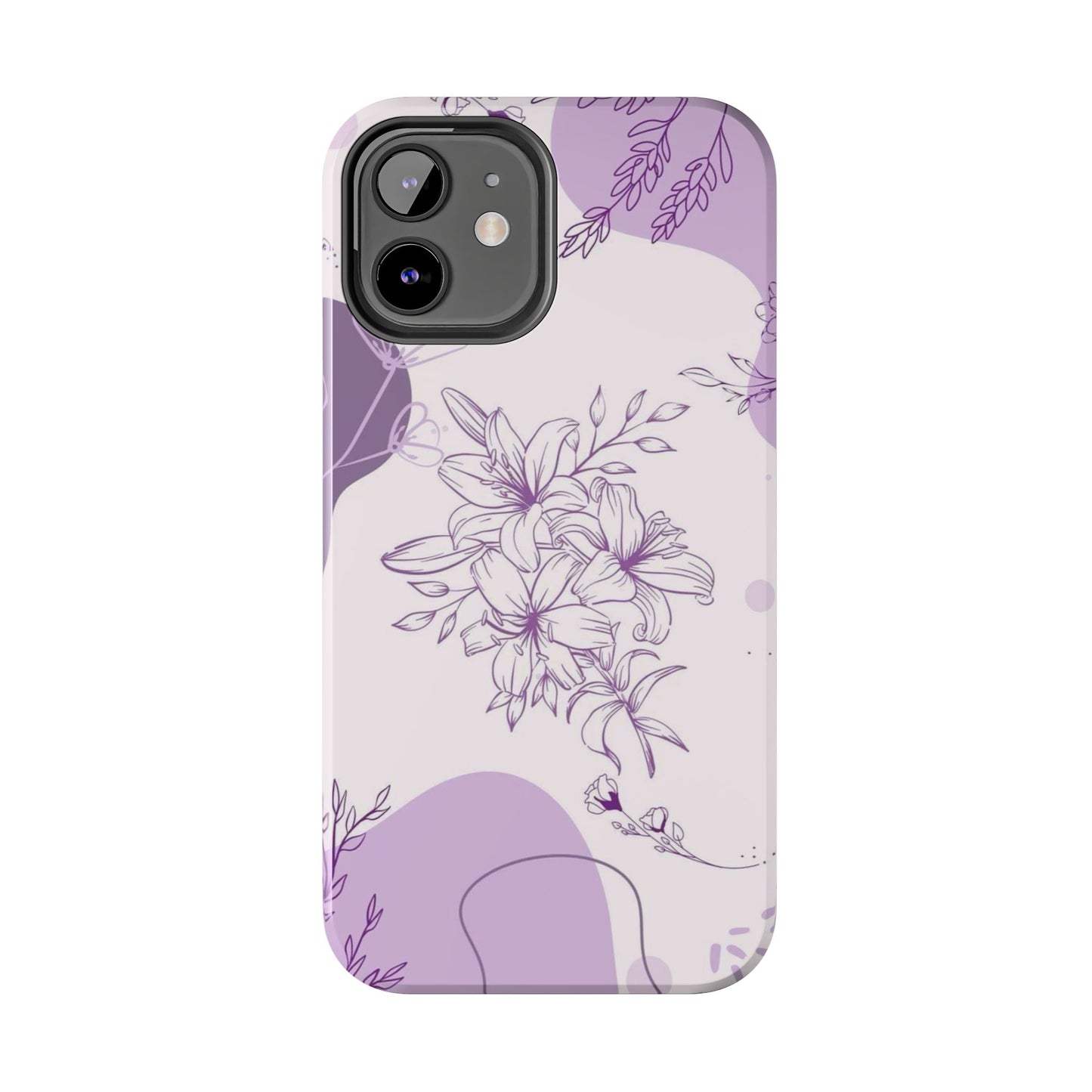 Stylish Floral Tough Phone Cases - Durable Floral Design for Women, Gift for Her, Phone Protection, Nature-Inspired Tech Accessories