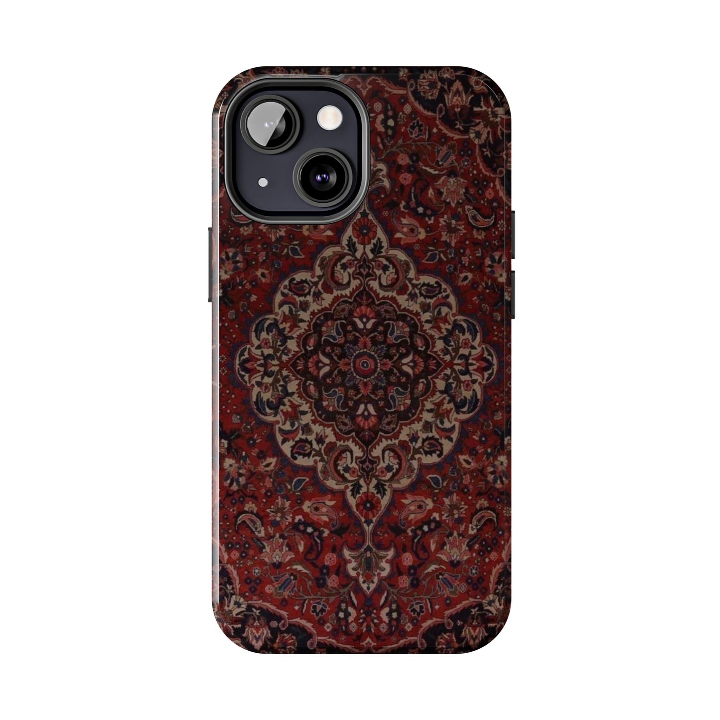 Bohemian Rug Pattern Tough Phone Case, Boho Chic Accessory, Stylish Phone Protection, Unique Gift Idea, Trendy Tech Gear