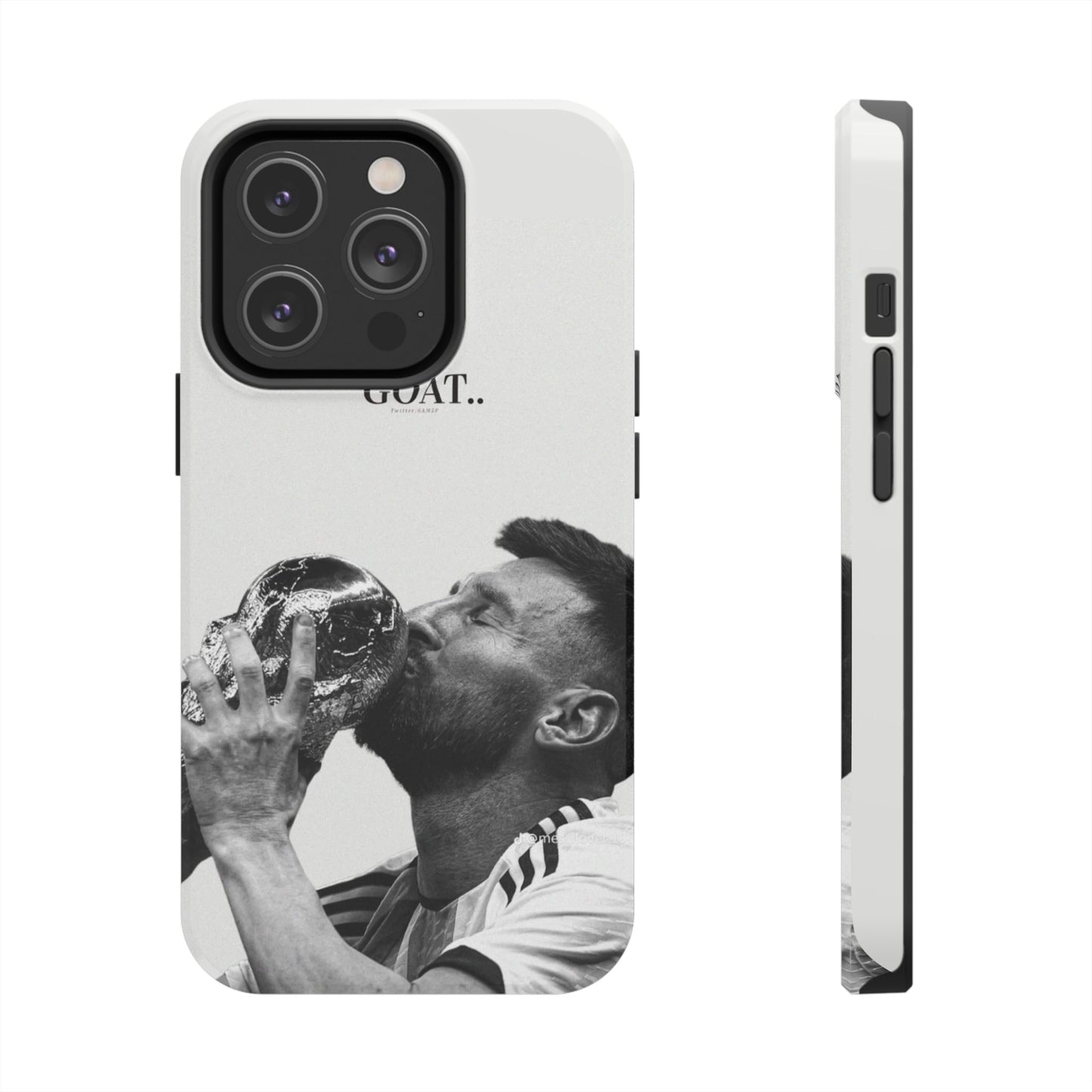 Soccer GOAT Phone Case, Tough Phone Case, Sports Accessory, Gift for Soccer Fans, Mens Birthday Gift, Unique Phone Cover