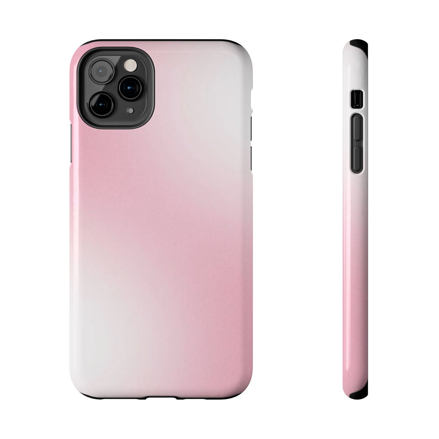 Stylish Tough Phone Cases, Durable Phone Covers, Pink Gradient Phone Case, Gift for Her, Trendy Phone Accessories