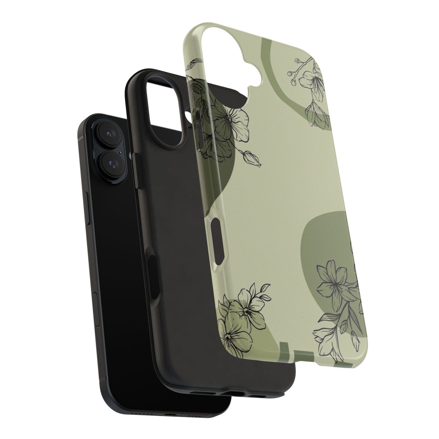 Floral Tough Phone Cases | Stylish Phone Protection | Gift for Her | Eco-friendly Accessories | Trendy Phone Cover