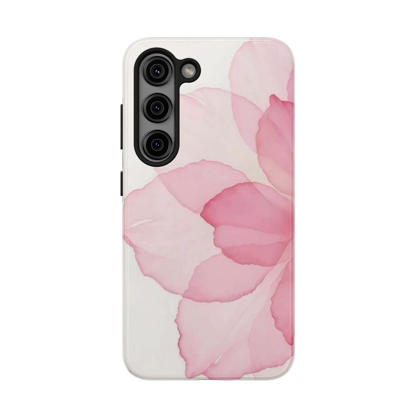 Floral Tough Phone Cases, Durable Phone Cover, Pink Flower Design, Gift for Her, Elegant Phone Accessory, Protect Your Phone
