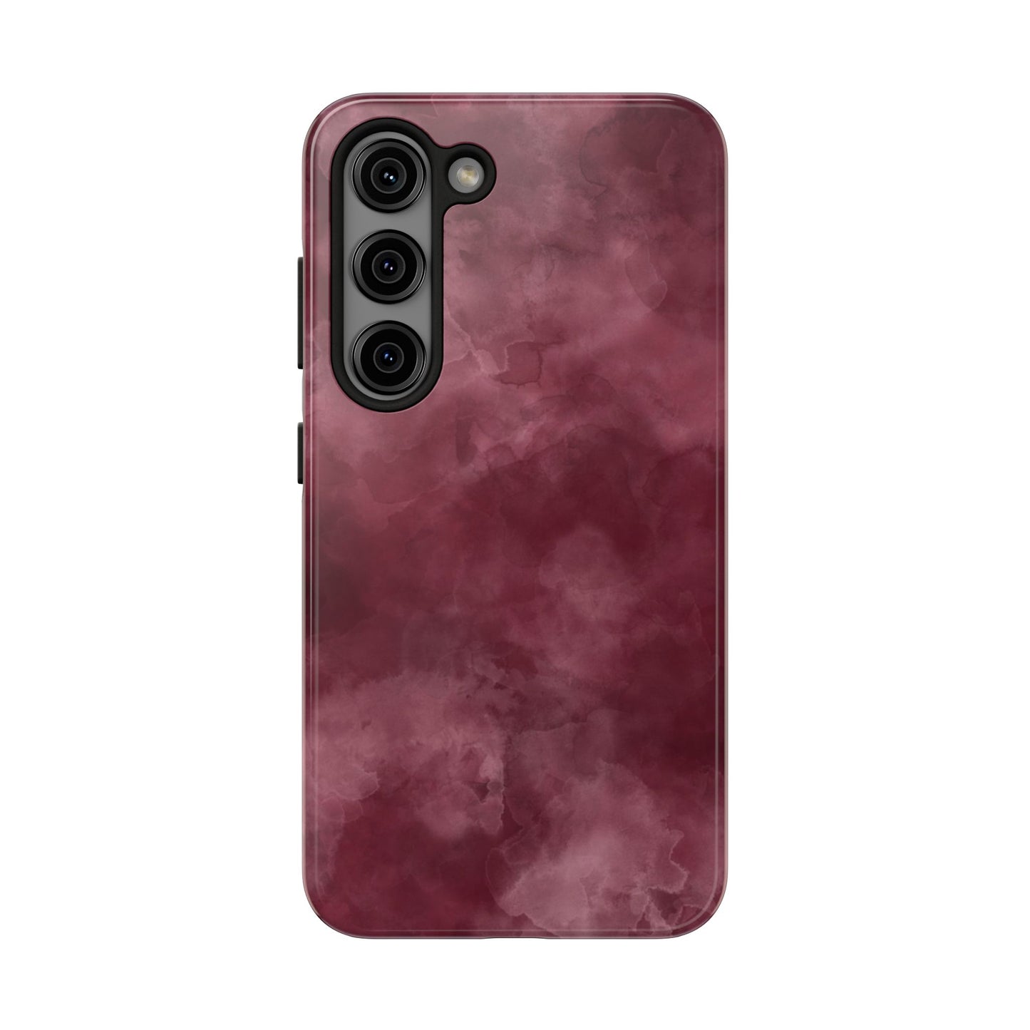 Elegant Burgundy Tough Phone Cases, Stylish Phone Cover, Durable Phone Protector, Unique Gift, Trendy Tech Accessories