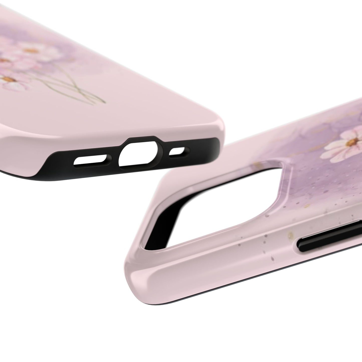 Floral Tough Phone Cases, Protective Phone Cover, Flower Design Case, Stylish Gift for Her, Mother’s Day, Birthday Present