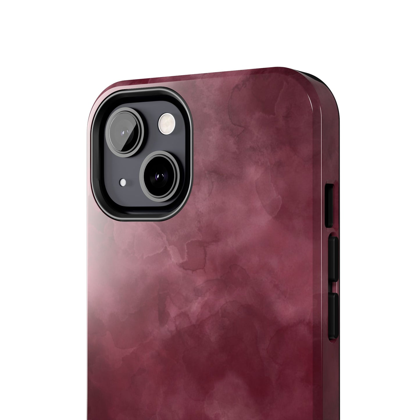 Elegant Burgundy Tough Phone Cases, Stylish Phone Cover, Durable Phone Protector, Unique Gift, Trendy Tech Accessories