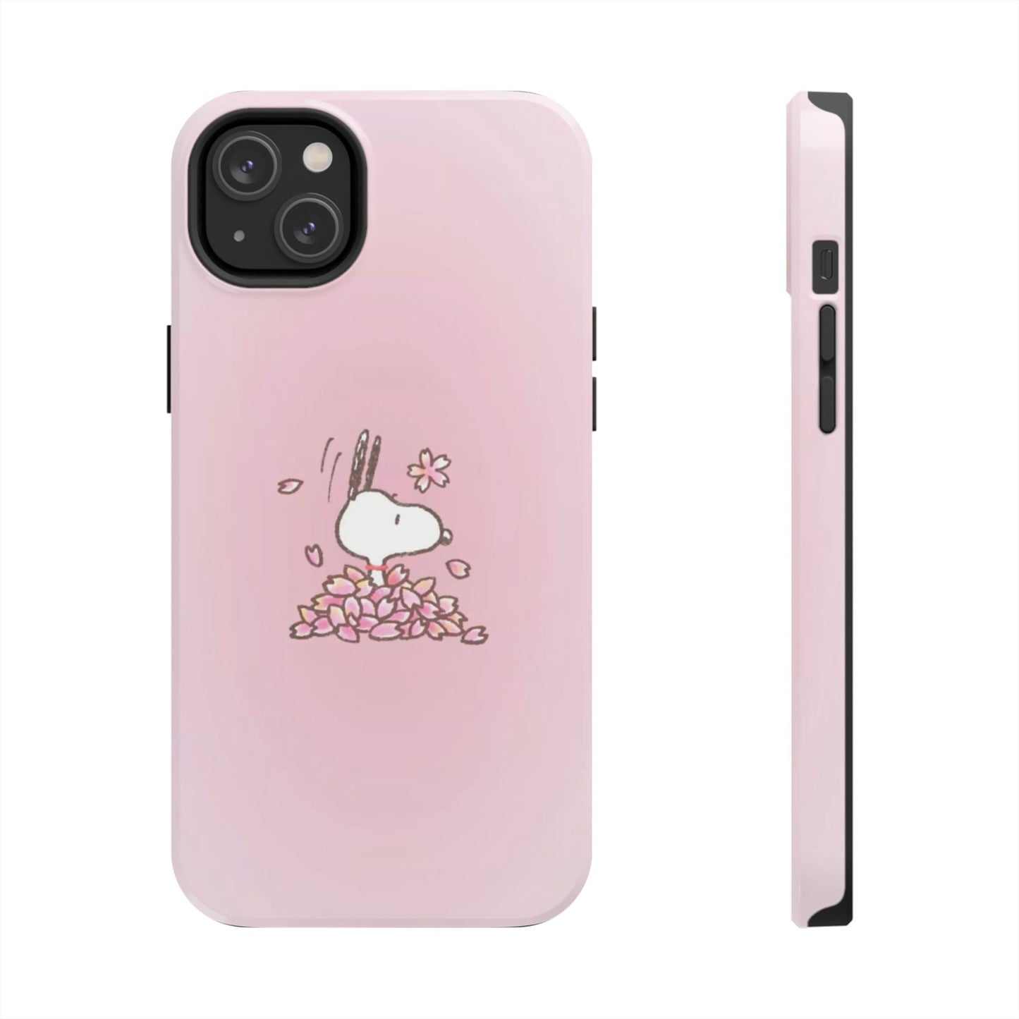 Cute Bunny Floral Tough Phone Cases, Spring Accessories, Gift for Her, Durable Cell Case, Pet Lovers, Unique Spring Decor