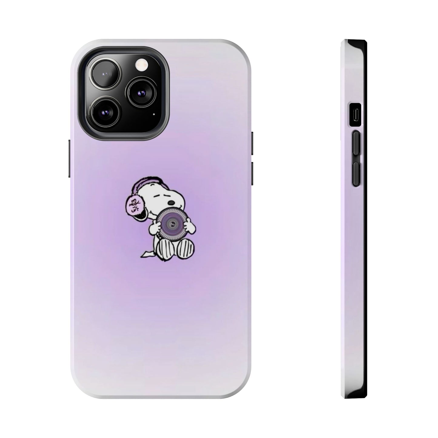 Snoopy Music Lover Phone Case, Cute Tough Phone Case, Gifts for Music Lovers, Cartoon Phone Covers, Vibrant Phone Accessories