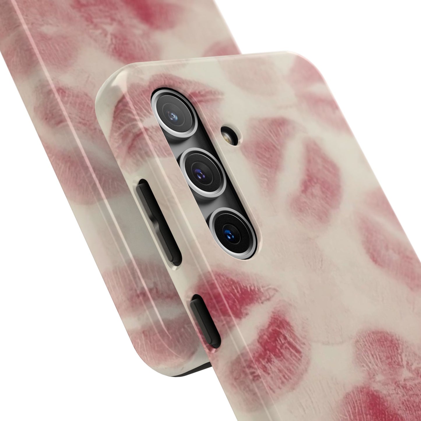 Stylish Kiss Print Phone Cases | Chic Mobile Covers for Trendy Users, Gift for Her, Protective Case, Birthday Present, Valentine's Day