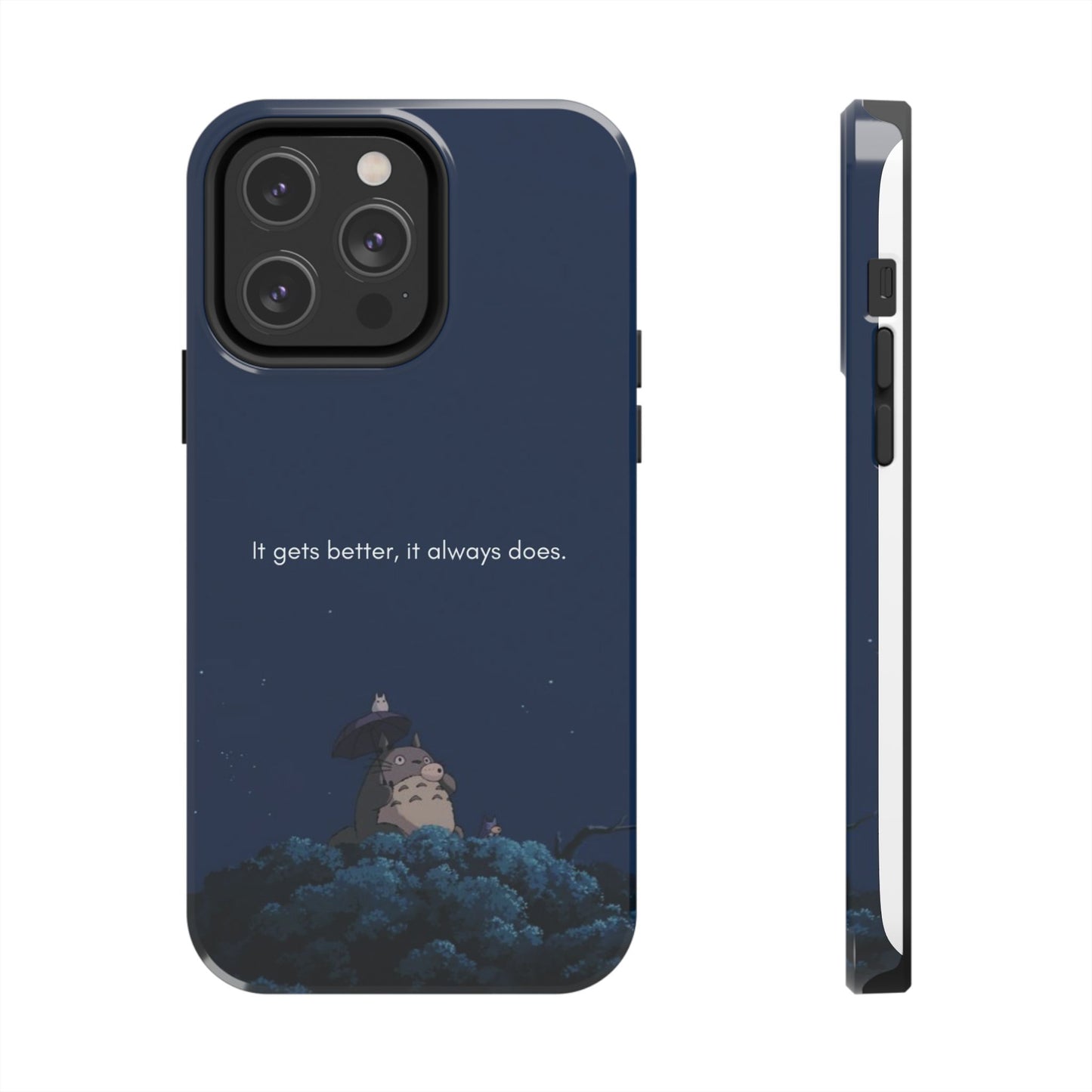 Motivational Tough Phone Cases, Anime-inspired Phone Case, Unique Gift for Friends, Phone Accessory, Encouraging Quote