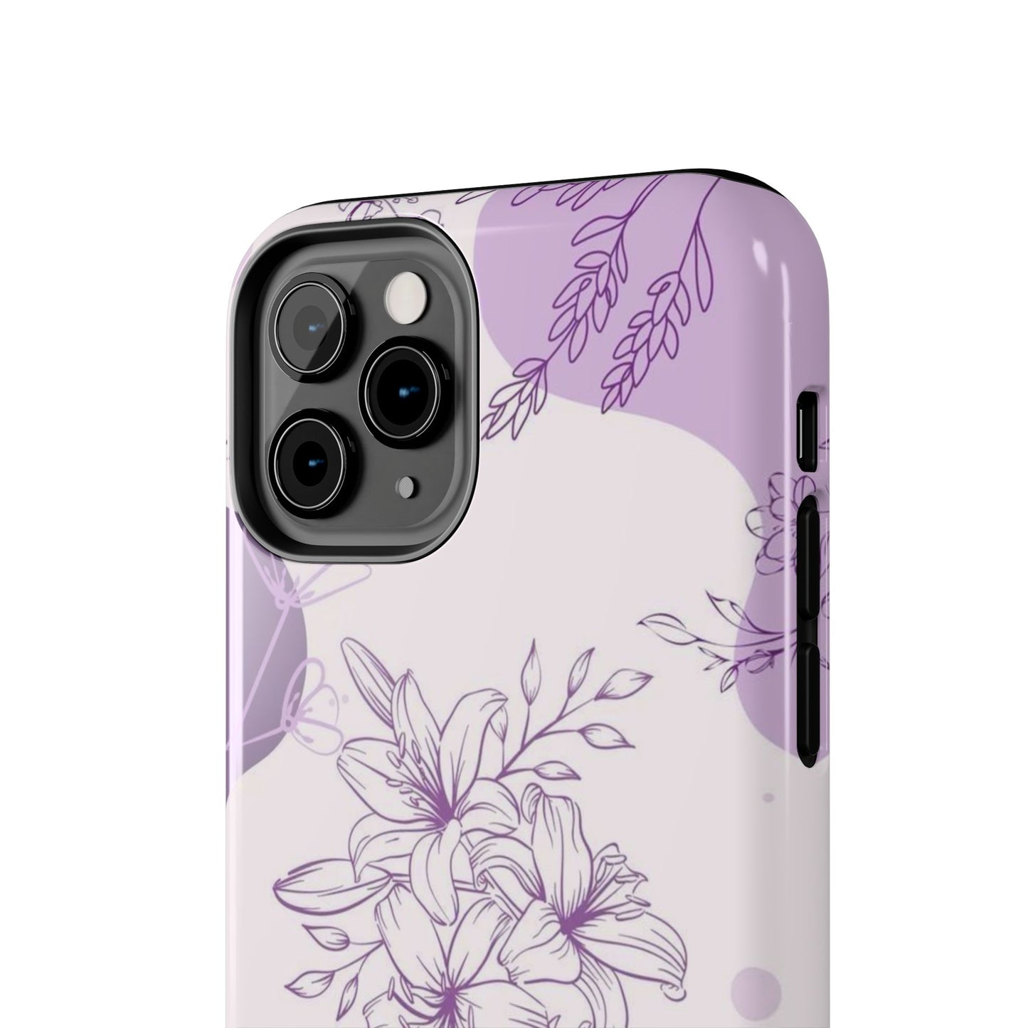 Stylish Floral Tough Phone Cases - Durable Floral Design for Women, Gift for Her, Phone Protection, Nature-Inspired Tech Accessories