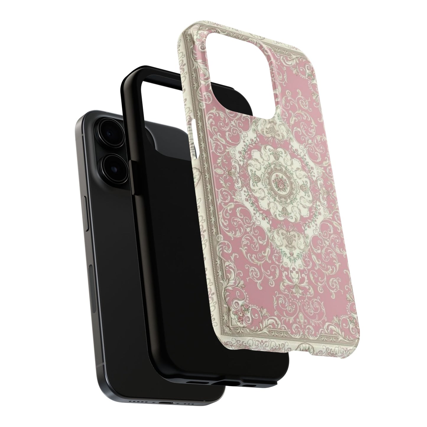 Elegant Floral Tough Phone Cases, Stylish Phone Covers, Durable Tech Accessories, Decorative Phone Protection, Trendy Gift for Her