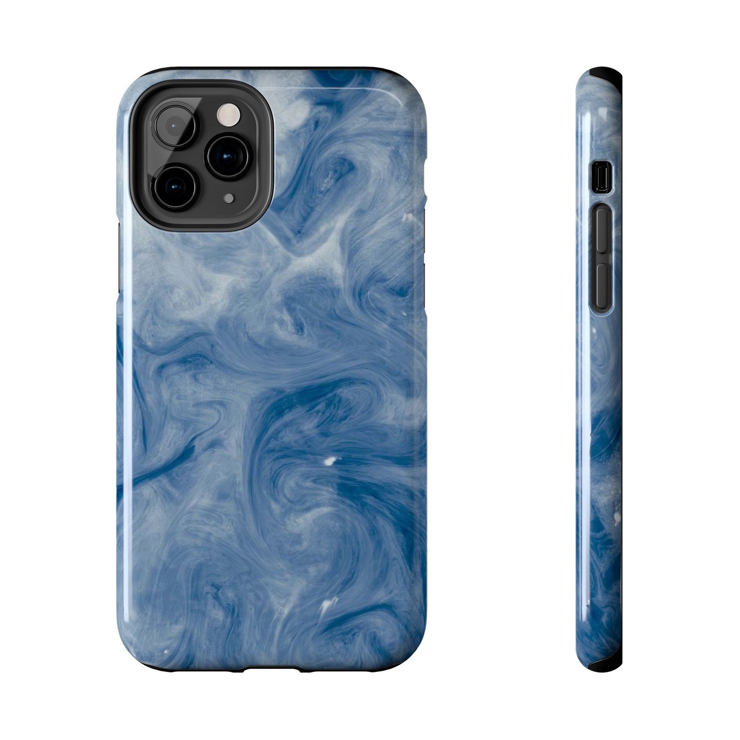 Marble Blue Tough Phone Cases, Phone Protection, Unique Design, Fashion Accessory, Gift for Her, Trendy Smartphone Cover