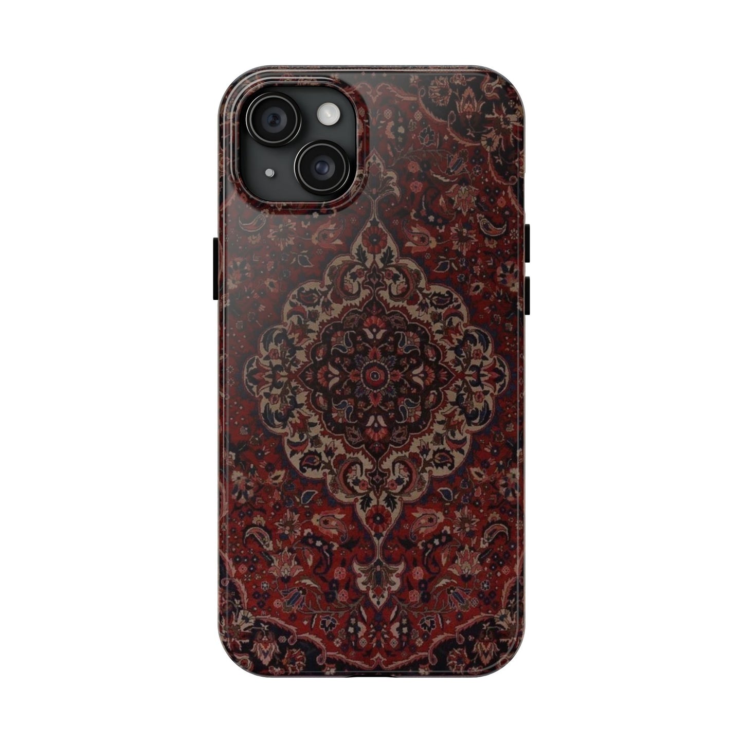 Bohemian Rug Pattern Tough Phone Case, Boho Chic Accessory, Stylish Phone Protection, Unique Gift Idea, Trendy Tech Gear