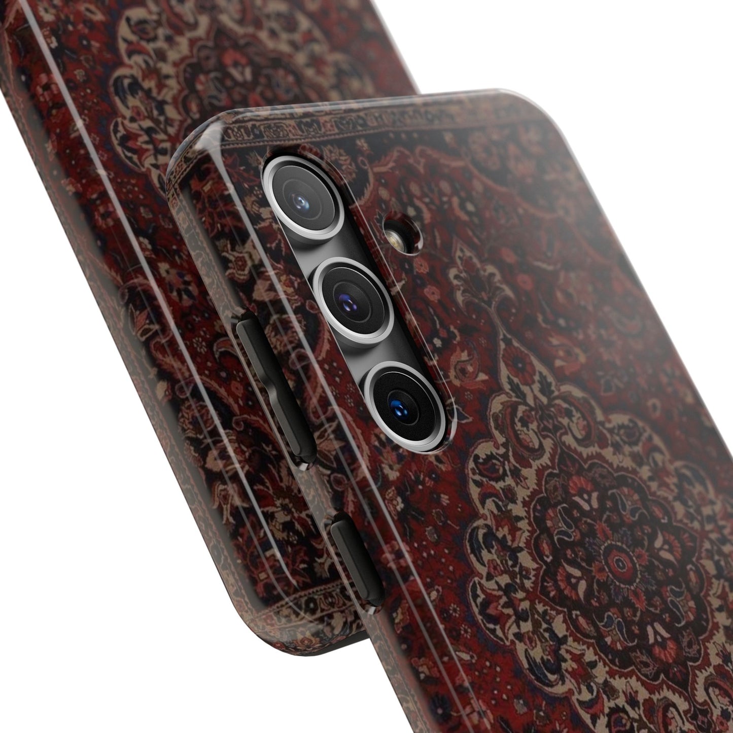 Bohemian Rug Pattern Tough Phone Case, Boho Chic Accessory, Stylish Phone Protection, Unique Gift Idea, Trendy Tech Gear