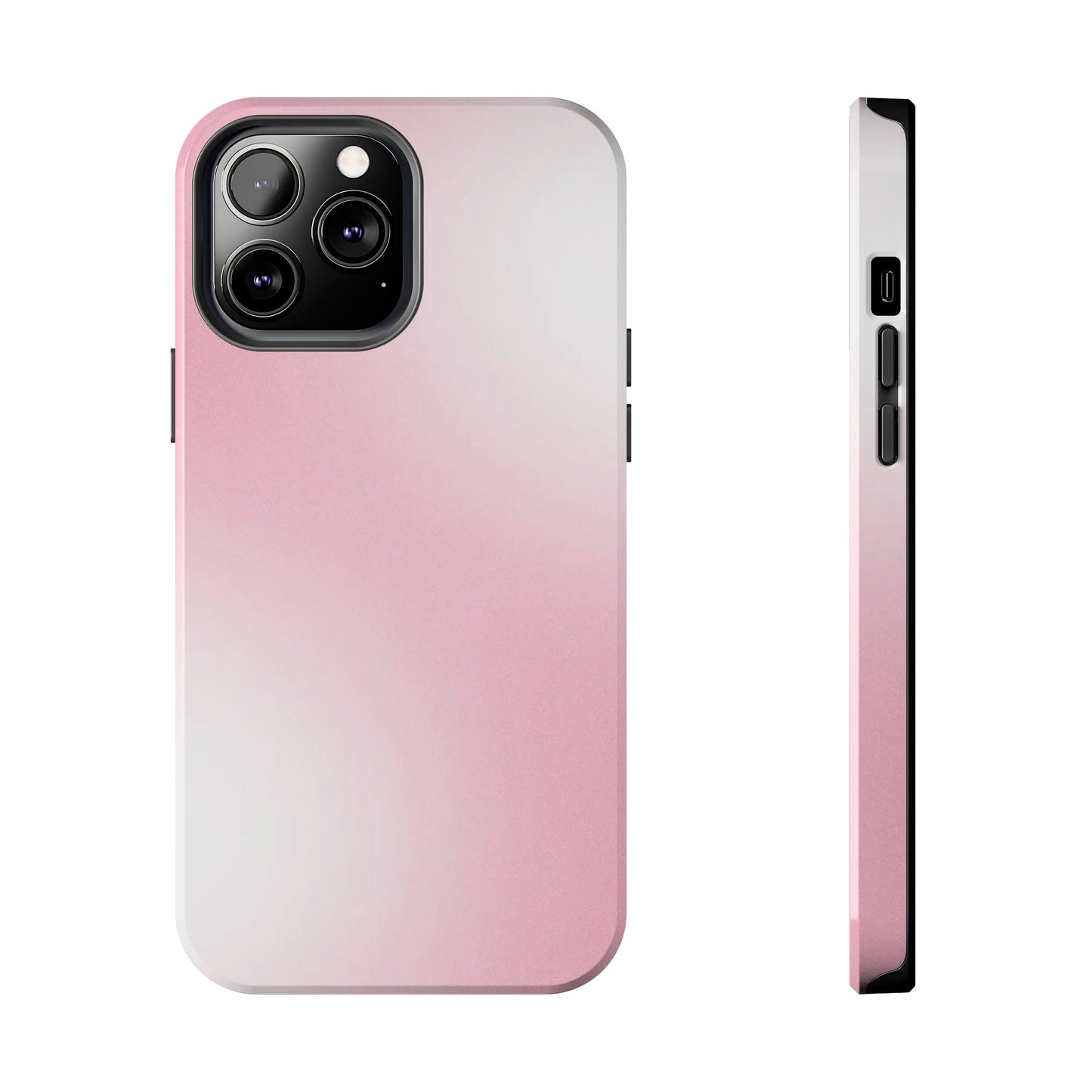 Stylish Tough Phone Cases, Durable Phone Covers, Pink Gradient Phone Case, Gift for Her, Trendy Phone Accessories