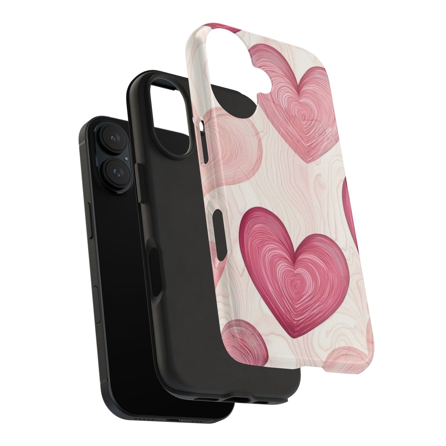 Romantic Heart Phone Cases - Cute, Durable Covers for Valentine's Day, Gift for Her, Love Decor, Phone Accessories