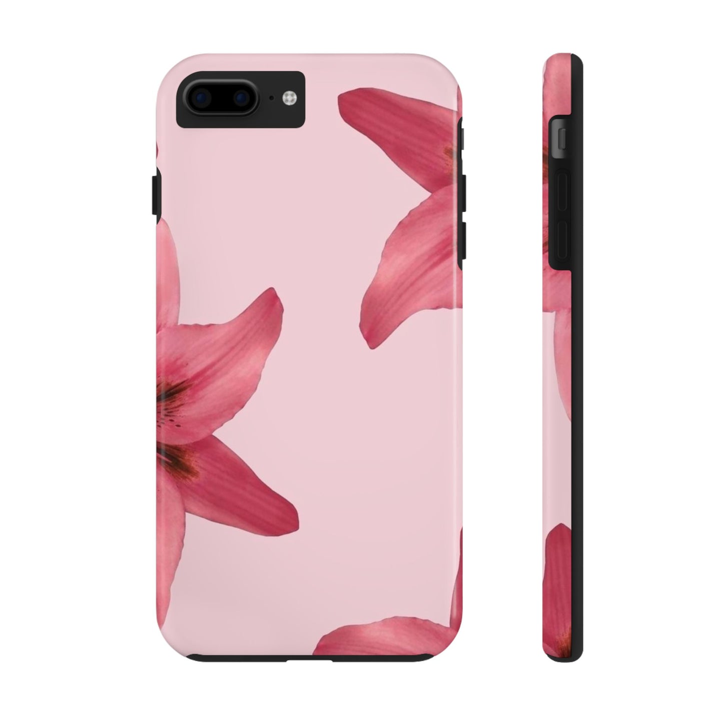 Stylish Floral Phone Case - Tough & Durable, Pink Lily Design, Perfect for Flower Lovers, Gift for Her, Seasonal Accessory, Phone Protection