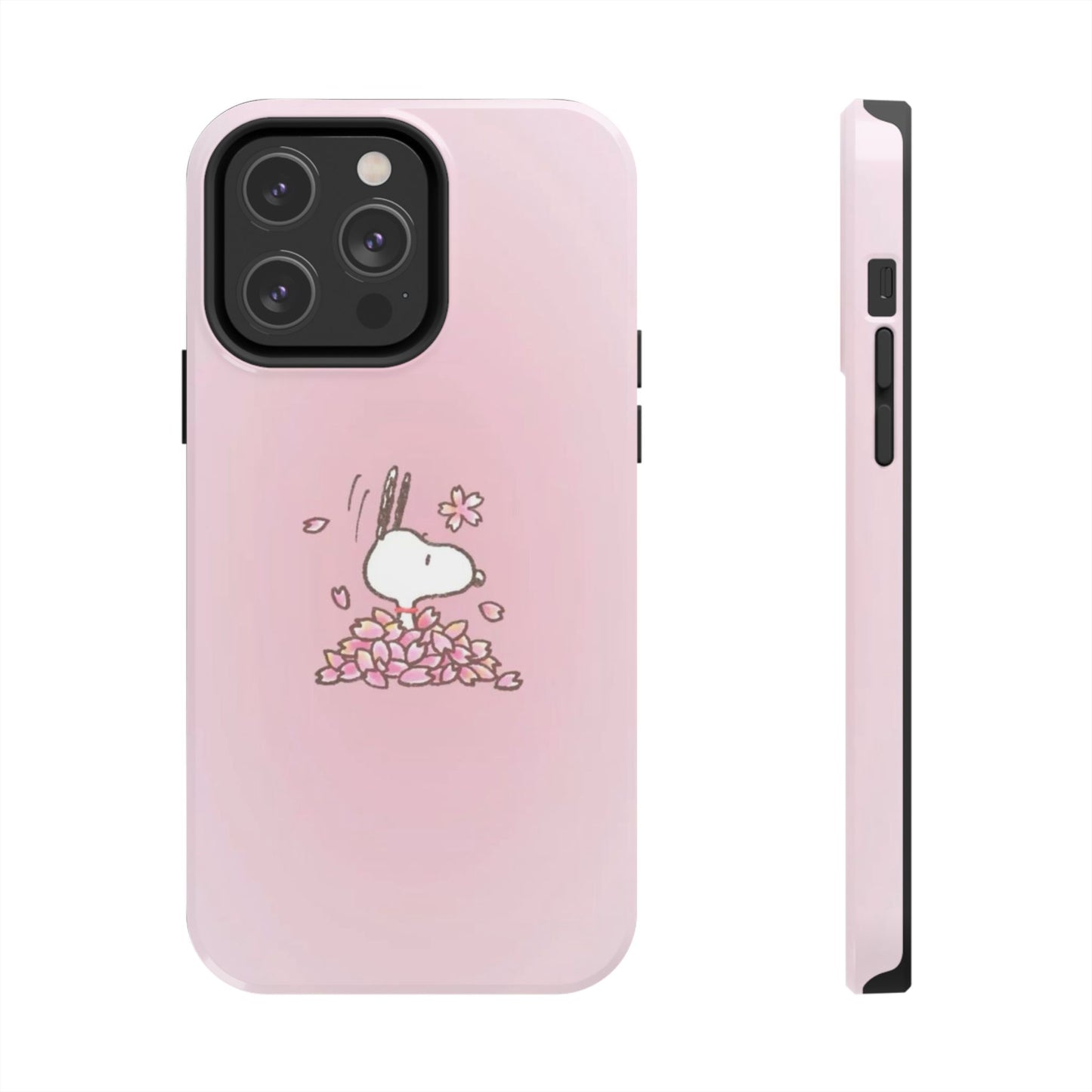 Cute Bunny Floral Tough Phone Cases, Spring Accessories, Gift for Her, Durable Cell Case, Pet Lovers, Unique Spring Decor