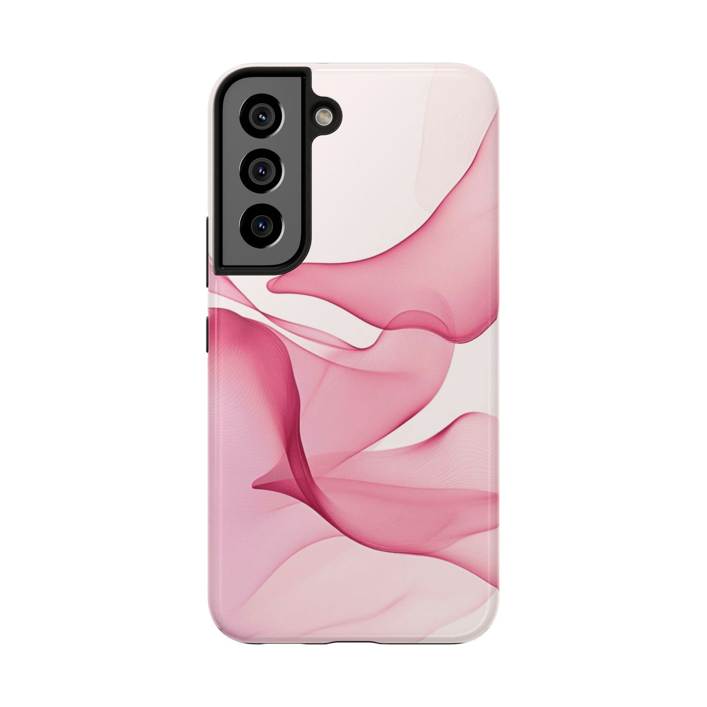 Elegant Tough Phone Cases | Stylish Shockproof Covers for Women | Trendy Gift for Birthdays, Holidays, or Any Occasion, Pink Flow Design