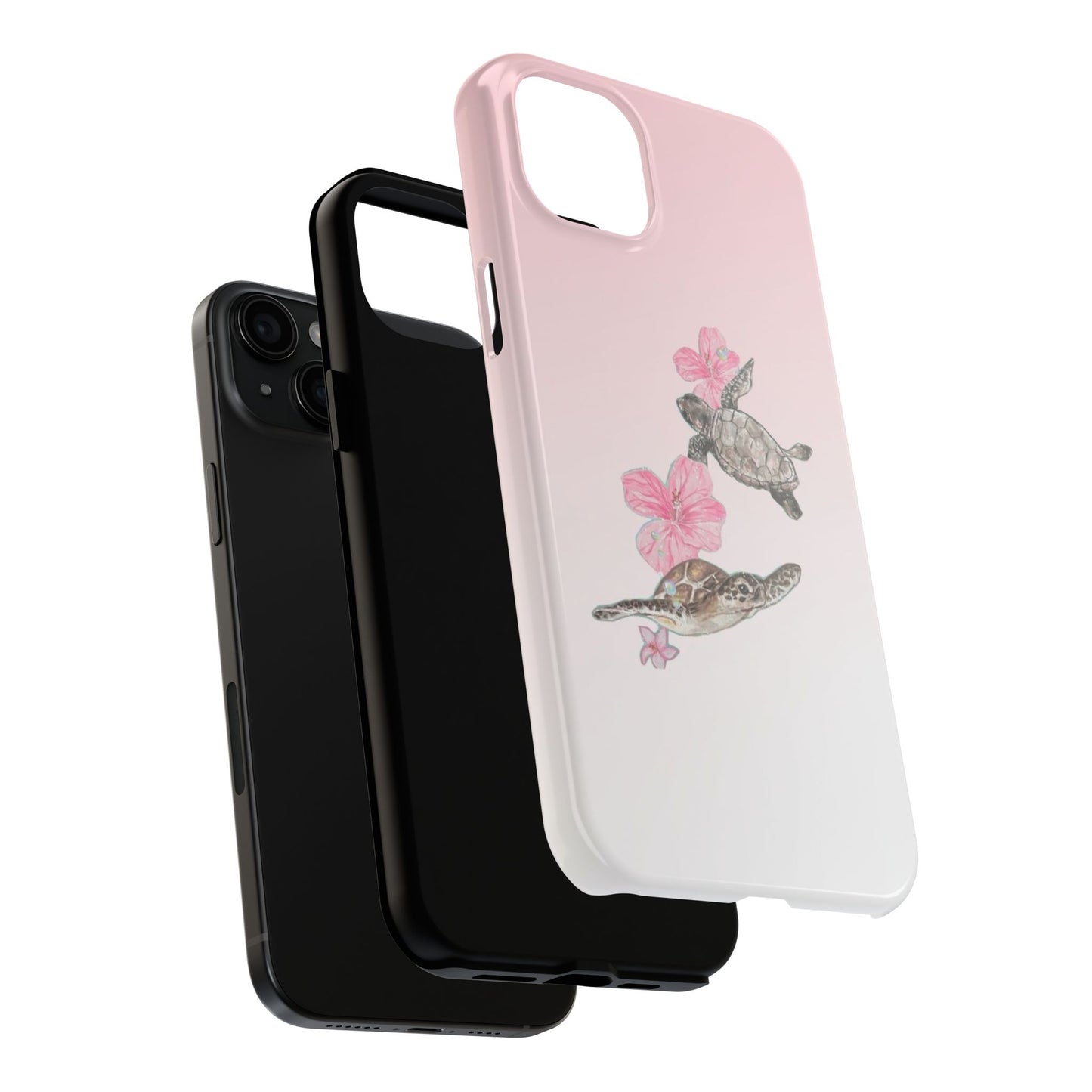 Turtle Phone Case – Tropical Tough Cover, Beach Lover Gift, Ocean Aesthetic, Durable Accessory for Summer, Fun & Functional Case