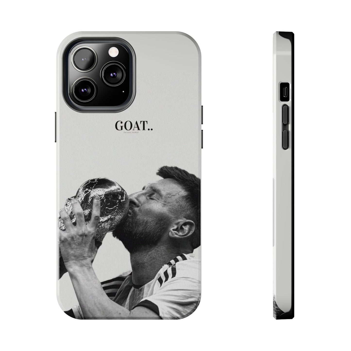 Soccer GOAT Phone Case, Tough Phone Case, Sports Accessory, Gift for Soccer Fans, Mens Birthday Gift, Unique Phone Cover